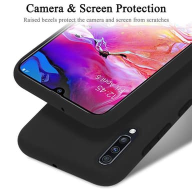 Samsung Galaxy A70 / A70s Cover Etui Case (Sort)
