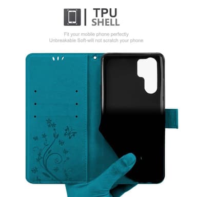 Huawei P30 PRO Pungetui Cover Case (Blå)