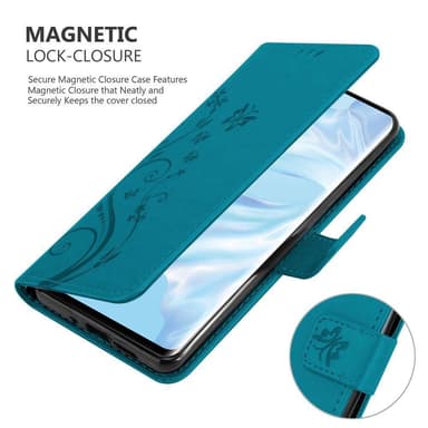 Huawei P30 PRO Pungetui Cover Case (Blå)