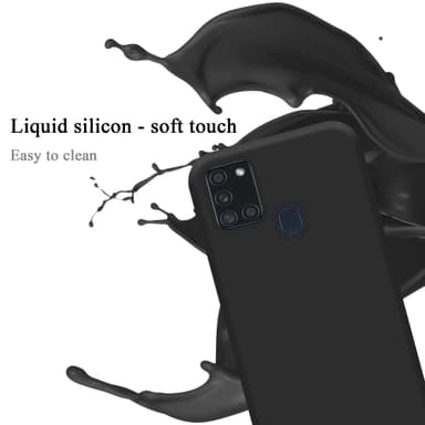 Samsung Galaxy A21s Cover Etui Case (Sort)