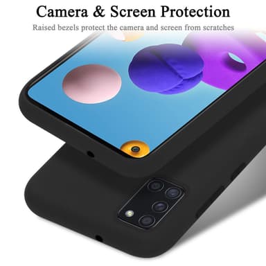 Samsung Galaxy A21s Cover Etui Case (Sort)