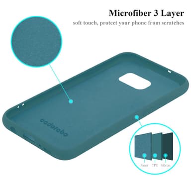 Samsung Galaxy S7 EDGE Cover Etui Case (Grøn)