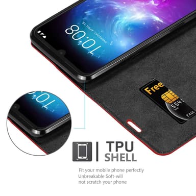 ZTE Blade A7 2019 Cover Etui Case (Rød)