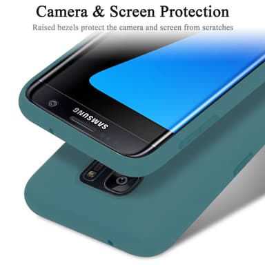 Samsung Galaxy S7 EDGE Cover Etui Case (Grøn)