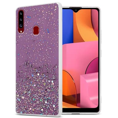 Samsung Galaxy A20s Cover Etui Case (Lilla)