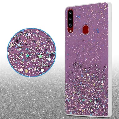Samsung Galaxy A20s Cover Etui Case (Lilla)