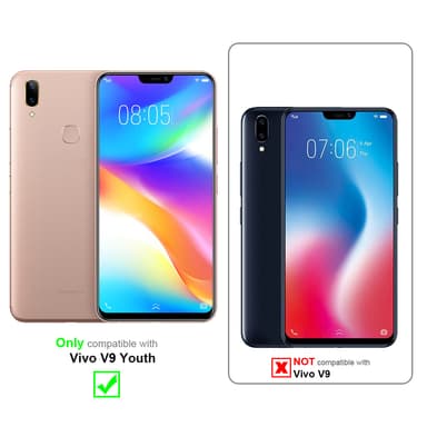 Vivo V9 YOUTH Pungetui Cover Case (Blå)