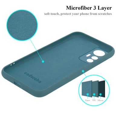 Xiaomi 12 LITE Cover Etui Case (Grøn)