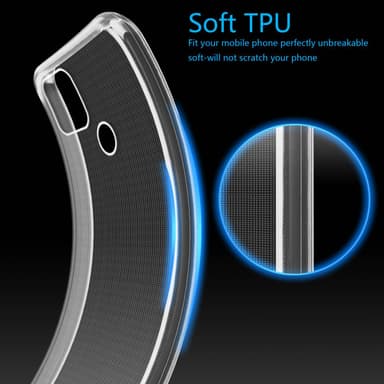 Realme C21Y / C25Y Cover TPU Etui (Gennemsigtig)