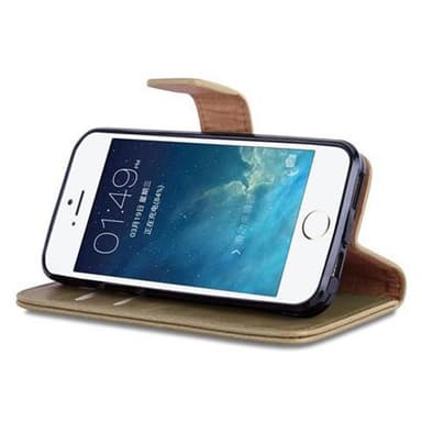 Cover iPhone 5 / 5S / SE 2016 Etui Case (Brun)