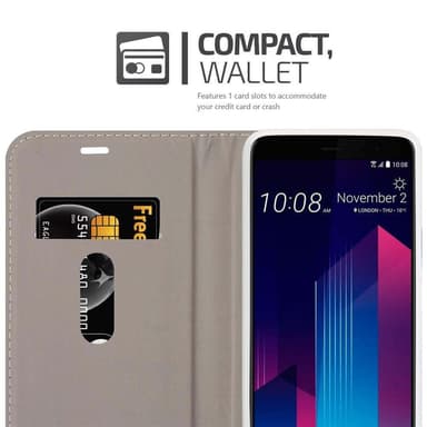 HTC U11 PLUS Pungetui Cover Case (Blå)
