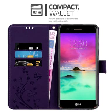 LG K10 2017 Pungetui Cover Case (Lilla)