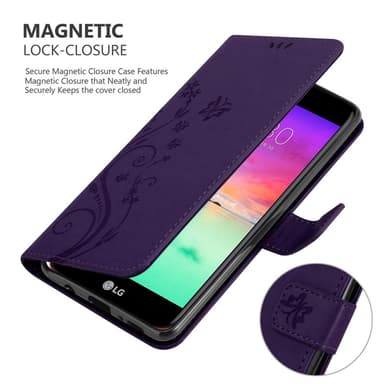 LG K10 2017 Pungetui Cover Case (Lilla)
