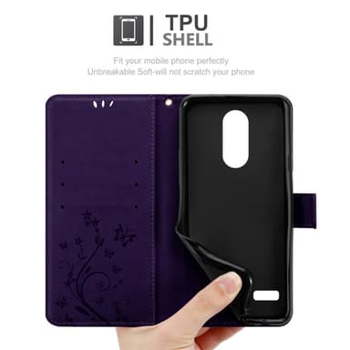 LG K10 2017 Pungetui Cover Case (Lilla)