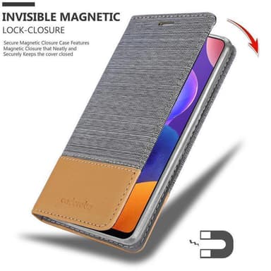 Samsung Galaxy A31 Pungetui Cover Case (Grå)