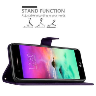 LG K10 2017 Pungetui Cover Case (Lilla)