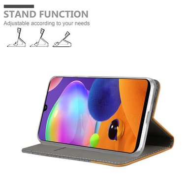 Samsung Galaxy A31 Pungetui Cover Case (Grå)