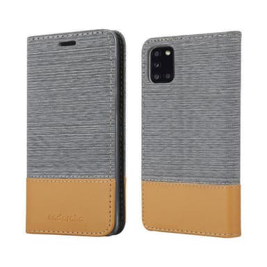 Samsung Galaxy A31 Pungetui Cover Case (Grå)