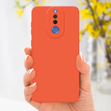 Huawei MATE 10 LITE Cover Etui Case (Orange)