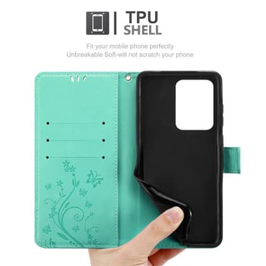 Samsung Galaxy S20 ULTRA Pungetui Cover Case (Turkis)