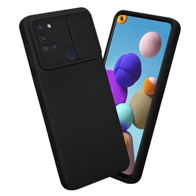 Samsung Galaxy A21s Cover Etui Case (Sort)