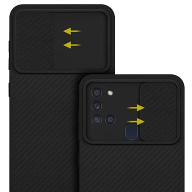 Samsung Galaxy A21s Cover Etui Case (Sort)