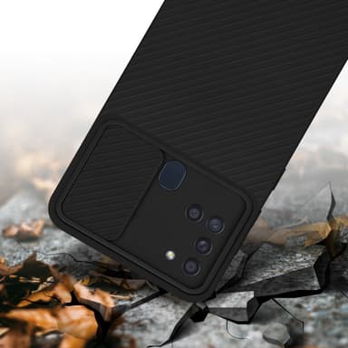 Samsung Galaxy A21s Cover Etui Case (Sort)