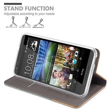 HTC Desire 820 Pungetui Cover Case (Grå)