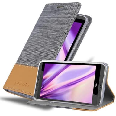 HTC Desire 820 Pungetui Cover Case (Grå)