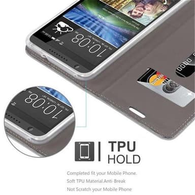 HTC Desire 820 Pungetui Cover Case (Grå)