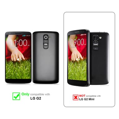 LG G2 Pungetui Cover Case (Grå)