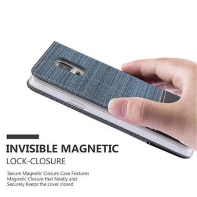 Samsung Galaxy NOTE 4 Pungetui Cover Case (Blå)