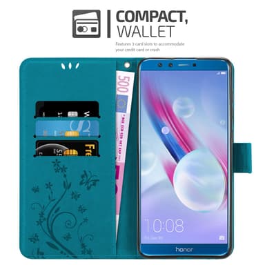 Honor 9X LITE Pungetui Cover Case (Blå)
