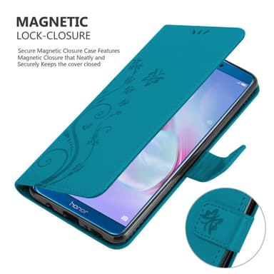 Honor 9X LITE Pungetui Cover Case (Blå)