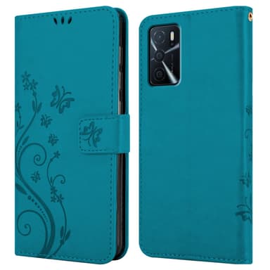 Oppo A16s / A54s Pungetui Cover Case (Blå)