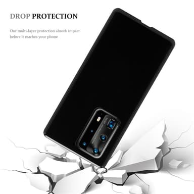 Huawei P40 PRO / P40 PRO+ Cover TPU Etui (Sort)