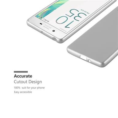 Sony Xperia X Cover Etui Case (Sølv)