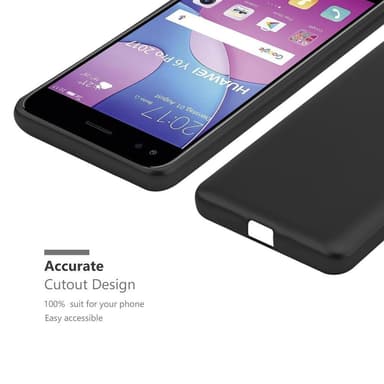Huawei Y6 PRO 2017 Cover Etui Case (Sort)