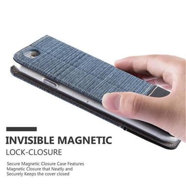 iPhone 6 PLUS / 6S PLUS Pungetui Cover Case (Blå)