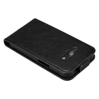 Samsung Galaxy J1 2015 Pungetui Flip Cover (Sort)