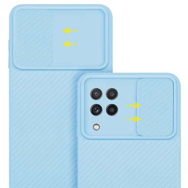 Samsung Galaxy A22 4G Cover Etui Case (Blå)