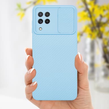 Samsung Galaxy A22 4G Cover Etui Case (Blå)
