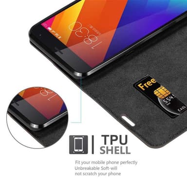 MEIZU MX5 Cover Etui Case (Brun)