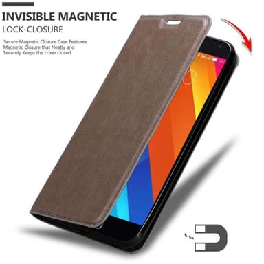 MEIZU MX5 Cover Etui Case (Brun)