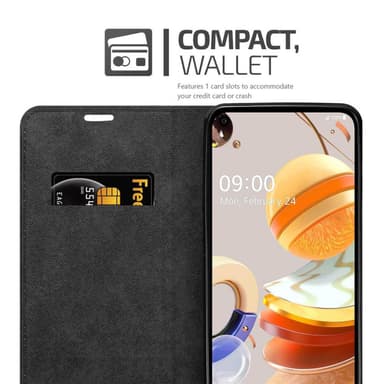 LG K61 Cover Etui Case (Sort)