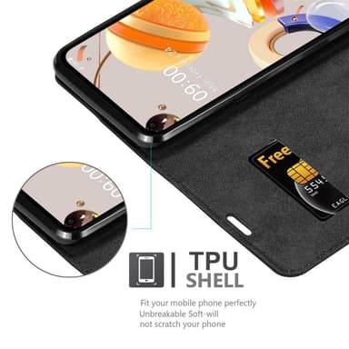 LG K61 Cover Etui Case (Sort)