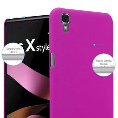 LG X POWER Cover Etui Case (Lyserød)