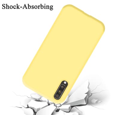 Samsung Galaxy A70 / A70s Cover Etui Case (Gul)
