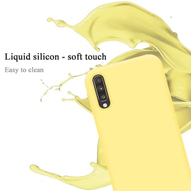 Samsung Galaxy A70 / A70s Cover Etui Case (Gul)