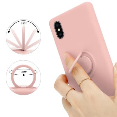iPhone X / XS Cover Etui Case (Lyserød)